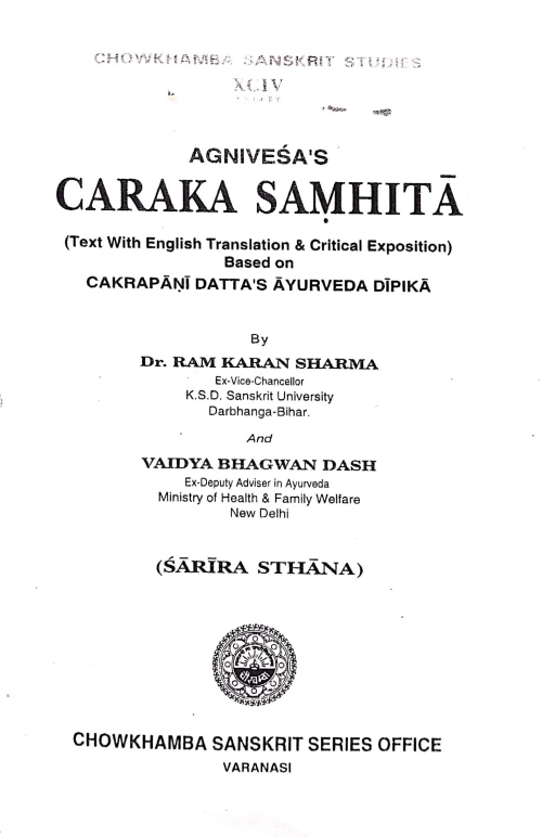 Charaka Samhita(Sarira Sthana)